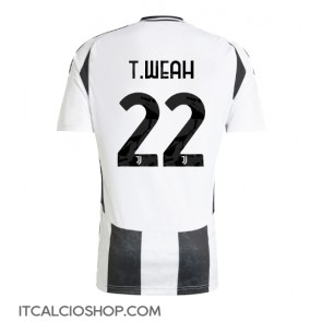 Juventus Timothy Weah #22 Prima Maglia 2024-25 Manica Corta